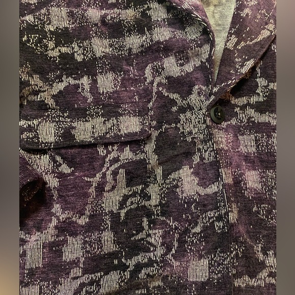 Adore Vintage Purple Patterned Blazer - Picture 3 of 6